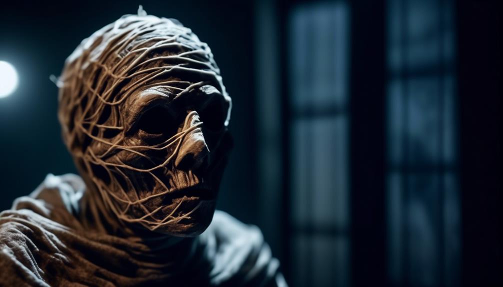 realistic silicone mummy mask