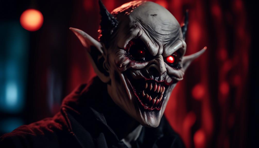 realistic vampire mask scares