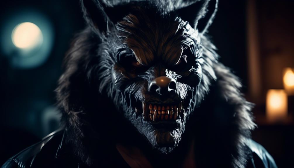 realistic werewolf mask for halloween