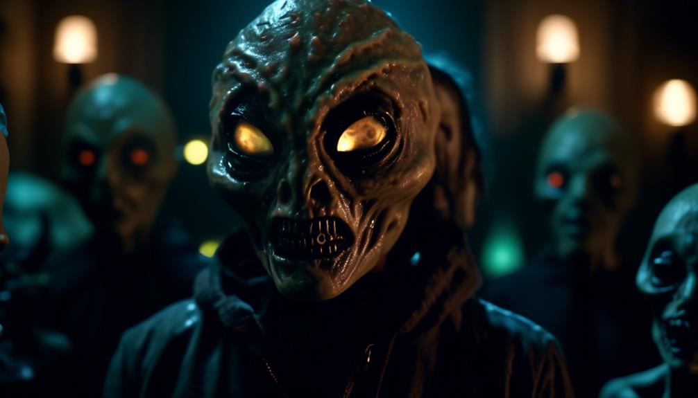 terrifying alien silicone mask
